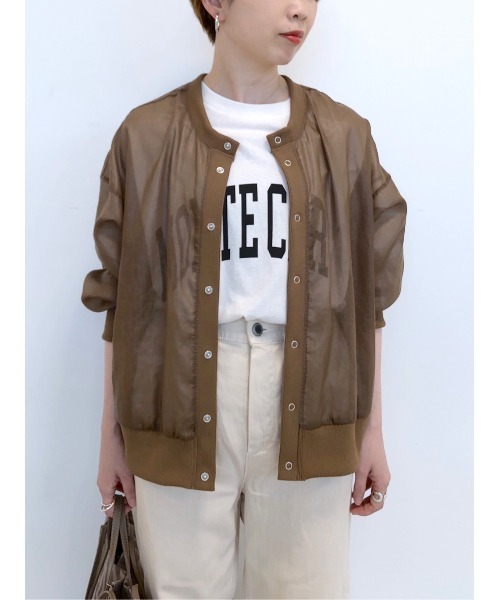 RIVE DROITE（リヴドロワ）の「ドライチンツブルゾン（ブルゾン・レディース・ブラウン・FREE）」の19枚目の写真