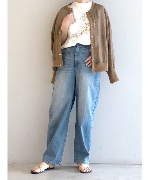 RIVE DROITE（リヴドロワ）の「ドライチンツブルゾン（ブルゾン・レディース・ブラウン・FREE）」の20枚目の写真