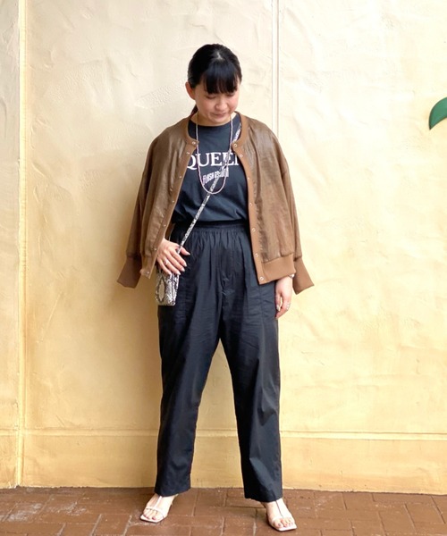 RIVE DROITE（リヴドロワ）の「ドライチンツブルゾン（ブルゾン・レディース・ブラウン・FREE）」の22枚目の写真