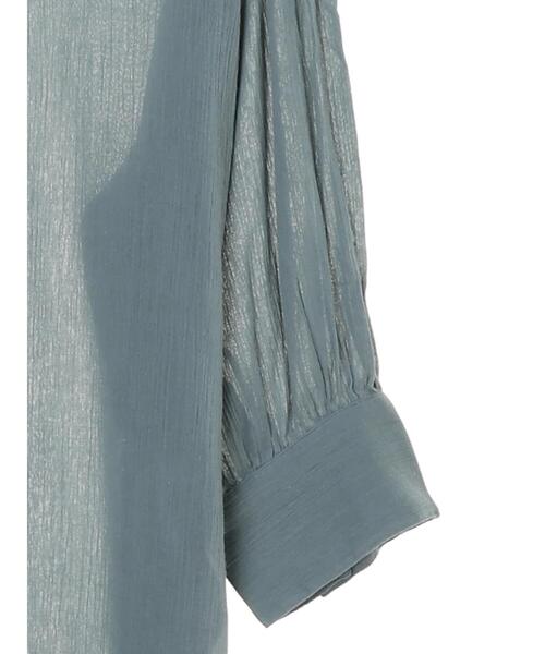 earth music&ecology（アースミュージックアンドエコロジー）の「コットン楊柳レースアップワンピース ＊（ワンピース・レディース・ブラック/オフホワイト/グリーン/テラコッタ/イエロー/ラベンダー・FREE）」の18枚目の写真