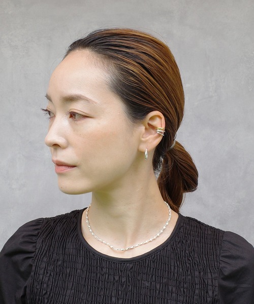 SIGNAL（シグナル）の「【SIGNAL/シグナル】silver925 HOOP PIERCE 16mm/ シルバー925 フープピアス（ピアス（両耳用）・レディース・シルバー・FREE）」の12枚目の写真