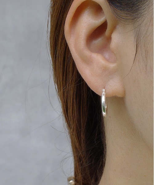 SIGNAL（シグナル）の「【SIGNAL/シグナル】silver925 HOOP PIERCE 16mm/ シルバー925 フープピアス（ピアス（両耳用）・レディース・シルバー・FREE）」の14枚目の写真