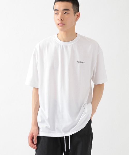 ALAND(エーランド)の「FILLUMINATE/DUALIZE LOGO TEE 2956940(Tシャツ/カットソー・メンズ・ホワイト/ブラック/ブルー・MEDIUM/LARGE)」の3枚目の写真