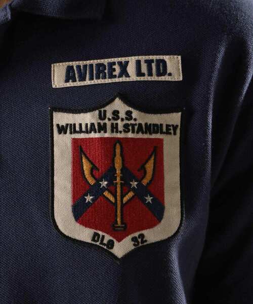 AVIREX(アヴィレックス)の「トップガン ポロシャツ/TOP GUN POLO SHIRT/アヴィレックス/AVIREX(ポロシャツ・レディース・オレンジ/ネイビー/オリーブ・MEDIUM/LARGE/X-LARGE)」の7枚目の写真