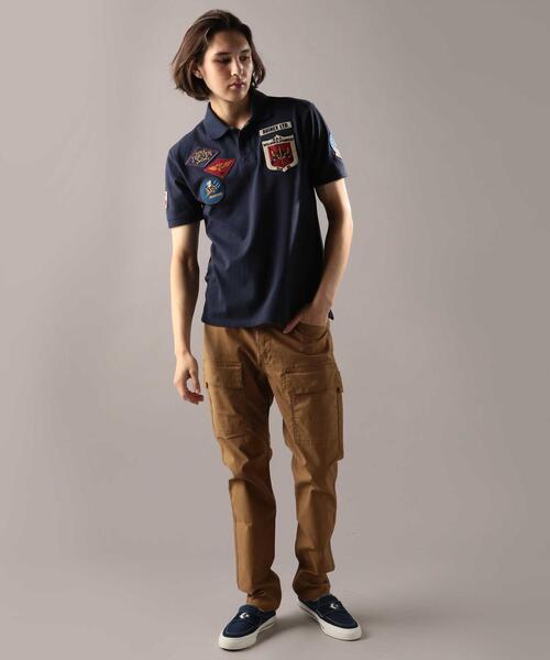 AVIREX(アヴィレックス)の「トップガン ポロシャツ/TOP GUN POLO SHIRT/アヴィレックス/AVIREX(ポロシャツ・レディース・オレンジ/ネイビー/オリーブ・MEDIUM/LARGE/X-LARGE)」の10枚目の写真