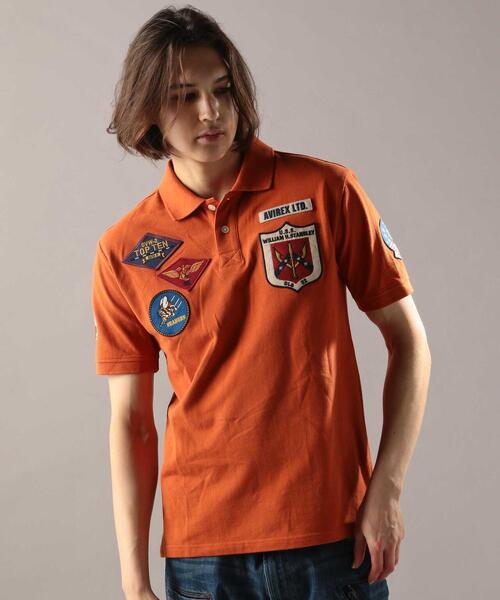AVIREX(アヴィレックス)の「トップガン ポロシャツ/TOP GUN POLO SHIRT/アヴィレックス/AVIREX(ポロシャツ・レディース・オレンジ/ネイビー/オリーブ・MEDIUM/LARGE/X-LARGE)」の9枚目の写真