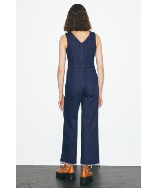 MOUSSY CORSET STRAP DENIM ジャンプスーツ セール】CORSET STRAP DENIM ジャンプスーツ（つなぎ