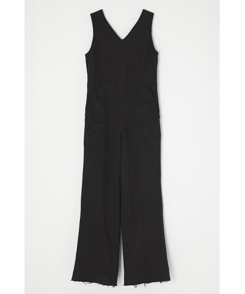 MOUSSY（マウジー）の「CUT OUT DENIM ジャンプスーツ（つなぎ/オールインワン・レディース・ブラック/ワンウォッシュ・1/2/0）」の11枚目の写真