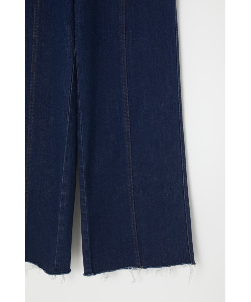 MOUSSY（マウジー）の「CUT OUT DENIM ジャンプスーツ（つなぎ/オールインワン・レディース・ブラック/ワンウォッシュ・1/2/0）」の8枚目の写真