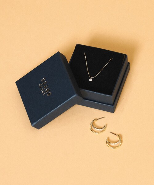 BEAMS HEART（ビームスハート）の「三日月ピアス × ネックレス