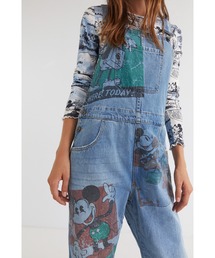 Desigual ミッキーマウス デニムオーバーオール Desigual ミッキーマウス デニムオーバーオール