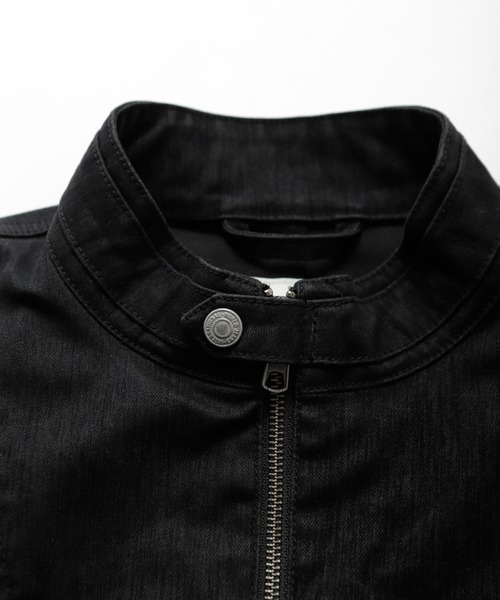 RATTLE TRAP（ラトルトラップ）の「フロッキーデニムシングルライダース（ライダースジャケット・メンズ・ブラック/ブラウン・LL/S/M/L）」の20枚目の写真