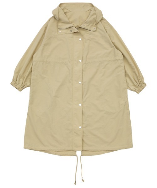 select MOCA（セレクトモカ）の「ミリタリーモッズコート（モッズコート・レディース・ブラック/オフホワイト/ライトベージュ・FREE）」の4枚目の写真