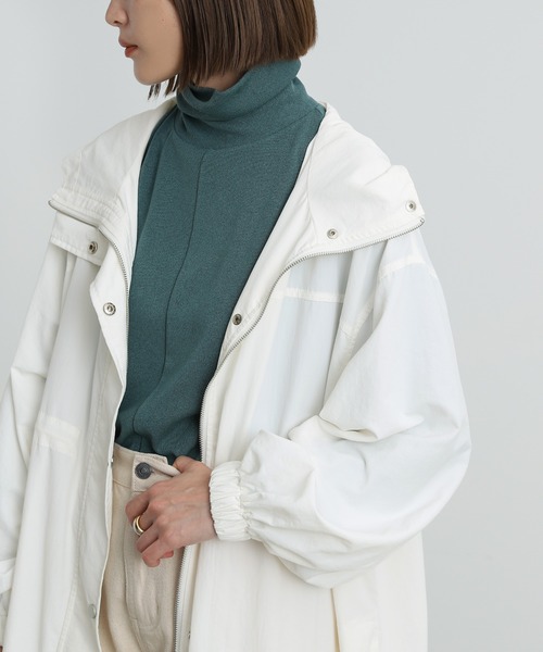 select MOCA（セレクトモカ）の「ミリタリーモッズコート（モッズコート・レディース・ブラック/オフホワイト/ライトベージュ・FREE）」の20枚目の写真