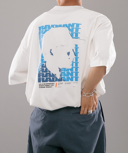 kutir（クティール）の「ロゴアソートプリントTシャツ（Tシャツ/カットソー・メンズ・ホワイト/ブラック/オフホワイト/ダークブルー・MEDIUM/LARGE）」の3枚目の写真