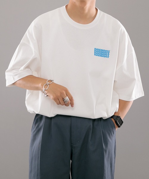 kutir（クティール）の「ロゴアソートプリントTシャツ（Tシャツ/カットソー・メンズ・ホワイト/ブラック/オフホワイト/ダークブルー・MEDIUM/LARGE）」の16枚目の写真