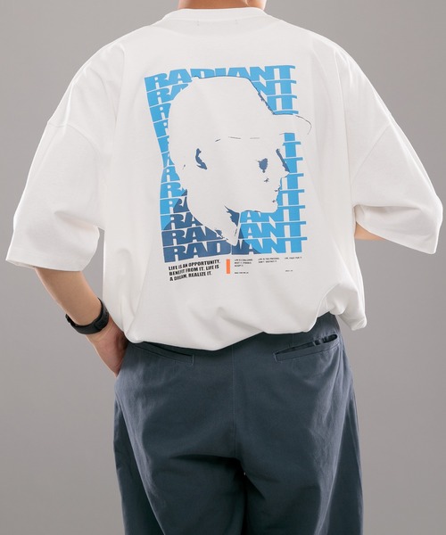 kutir（クティール）の「ロゴアソートプリントTシャツ（Tシャツ/カットソー・メンズ・ホワイト/ブラック/オフホワイト/ダークブルー・MEDIUM/LARGE）」の17枚目の写真