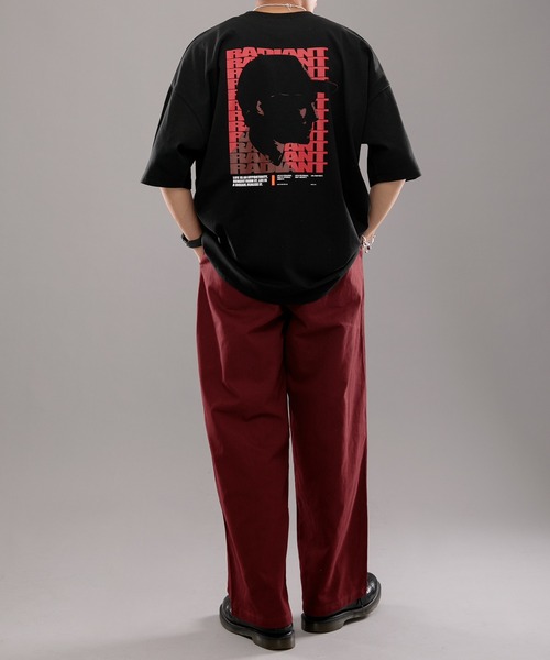 kutir（クティール）の「ロゴアソートプリントTシャツ（Tシャツ/カットソー・メンズ・ホワイト/ブラック/オフホワイト/ダークブルー・MEDIUM/LARGE）」の21枚目の写真