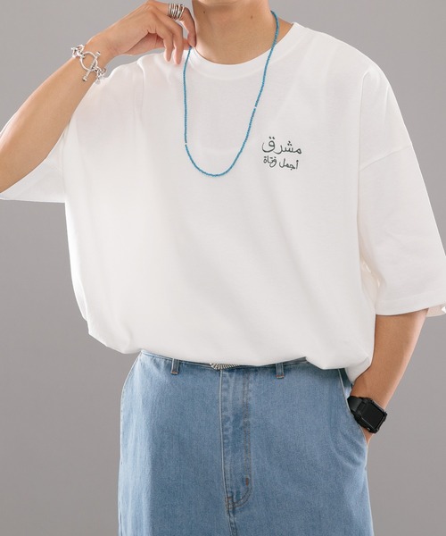 kutir（クティール）の「ロゴアソートプリントTシャツ（Tシャツ/カットソー・メンズ・ホワイト/ブラック/オフホワイト/ダークブルー・MEDIUM/LARGE）」の9枚目の写真