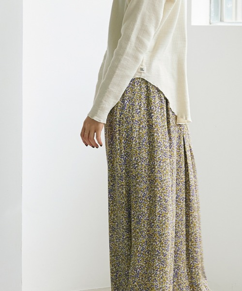 cardo fabrica（カルドファブリカ）の「◇オーガニックWガーゼ 2WAYプルオーバー（Tシャツ/カットソー・レディース・キナリ/ブラック/オレンジ・FREE）」の15枚目の写真