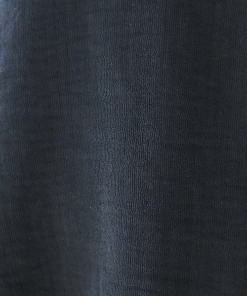 cardo fabrica（カルドファブリカ）の「◇オーガニックWガーゼ 2WAYプルオーバー（Tシャツ/カットソー・レディース・キナリ/ブラック/オレンジ・FREE）」の21枚目の写真