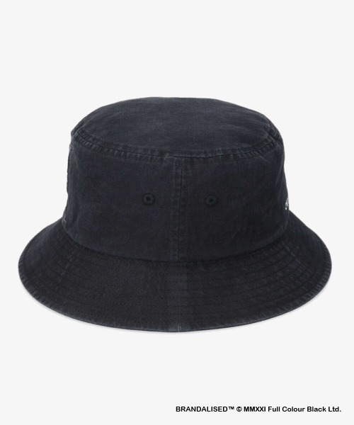 OVERRIDE(オーバーライド)の「OVERRIDE x BRANDALISED BUCKET F.B.(ハット・メンズ・ブラック/グレー・58cm)」の7枚目の写真