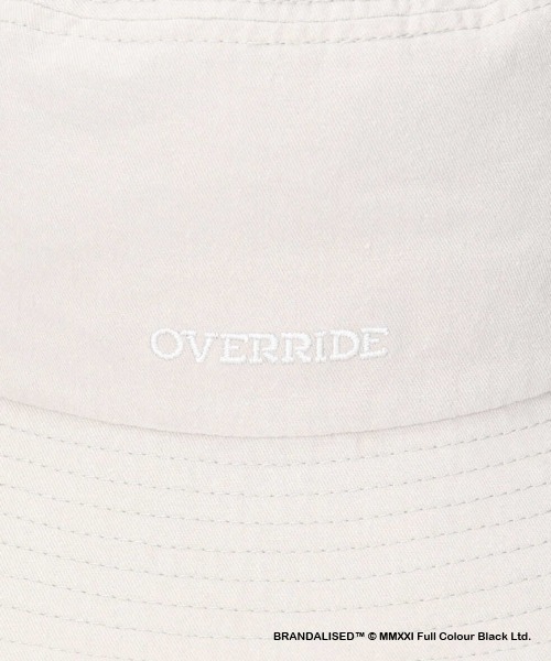 OVERRIDE(オーバーライド)の「OVERRIDE x BRANDALISED BUCKET F.B.(ハット・メンズ・ブラック/グレー・58cm)」の15枚目の写真