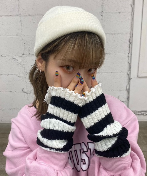 WEGO（ウィゴー）の「WEGO/2WAYショートビーニー（ニットキャップ