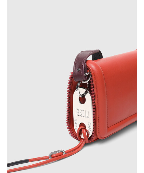 DIESEL（ディーゼル）の「レディース ジップディテール スモール ショルダーバッグ（ショルダーバッグ・レディース・オレンジ/パープル・UNI）」の6枚目の写真