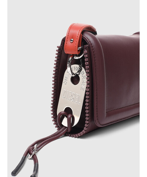 DIESEL（ディーゼル）の「レディース ジップディテール スモール ショルダーバッグ（ショルダーバッグ・レディース・オレンジ/パープル・UNI）」の8枚目の写真
