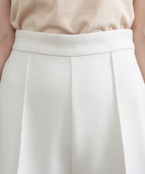 mystic（ミスティック）の「ピンタックショートパンツ（スラックス・レディース・アイボリー/ブラック・FREE）」の15枚目の写真