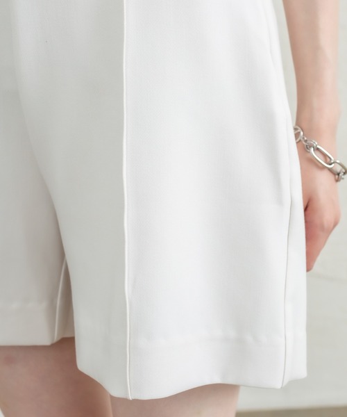 mystic（ミスティック）の「ピンタックショートパンツ（スラックス・レディース・アイボリー/ブラック・FREE）」の17枚目の写真