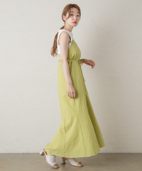 Kastane（カスタネ）の「サーマルカットオフタンク（タンクトップ・レディース・オリーブ/アイボリー/モカ・FREE）」の20枚目の写真