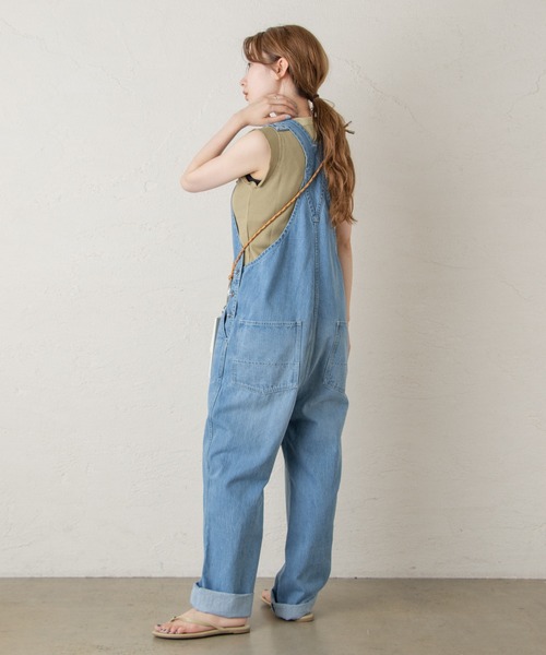 Kastane（カスタネ）の「サーマルカットオフタンク（タンクトップ・レディース・オリーブ/アイボリー/モカ・FREE）」の5枚目の写真