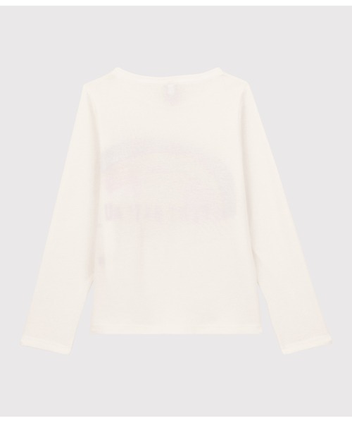 PETIT BATEAU（プチバトー）の「プリント長袖Ｔシャツ（Tシャツ/カットソー・キッズ・オフホワイト・12YEAR/6YEAR/8YEAR/10YEAR）」の4枚目の写真