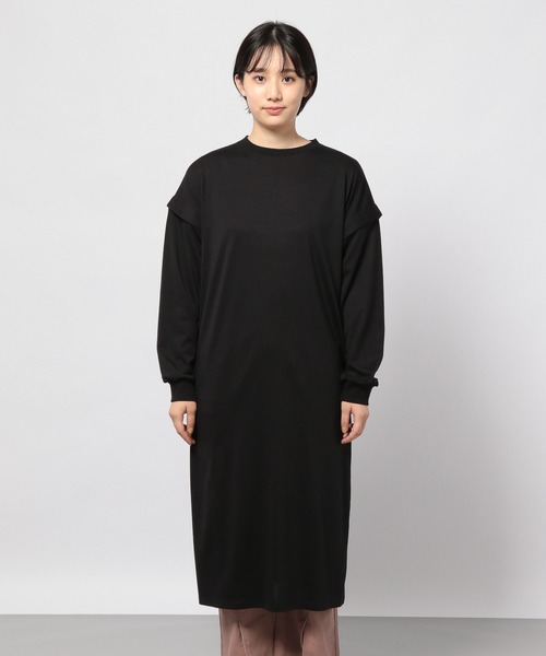 PAGEBOY（ページボーイ）の「2WAYスリーブカットワンピース（ワンピース・レディース・オフホワイト/ブラック/オリーブ・FREE）」の4枚目の写真