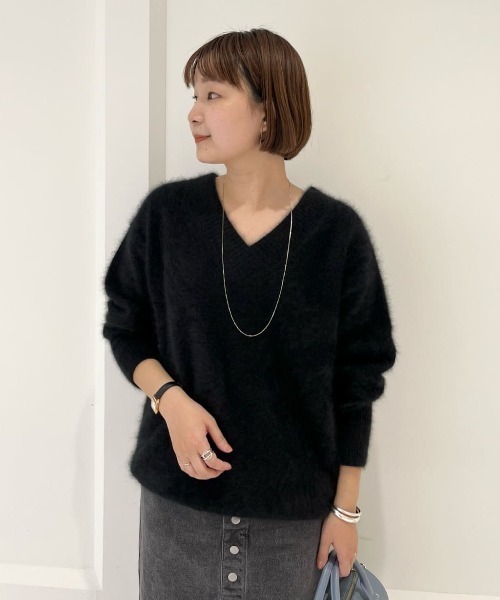 RIVE DROITE（リヴドロワ）の「大人の装いに合わせたい　シルバーロングチェーンネックレス（ネックレス・レディース・シルバー・FREE）」の10枚目の写真