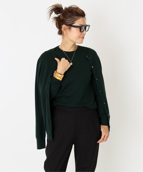 Deuxieme Classe（ドゥーズィエムクラス）の「*EVERYDAY I LIKE. クルーネック プルオーバー（ニット/セーター・レディース・グリーン/グレー/キャメル・FREE）」の5枚目の写真