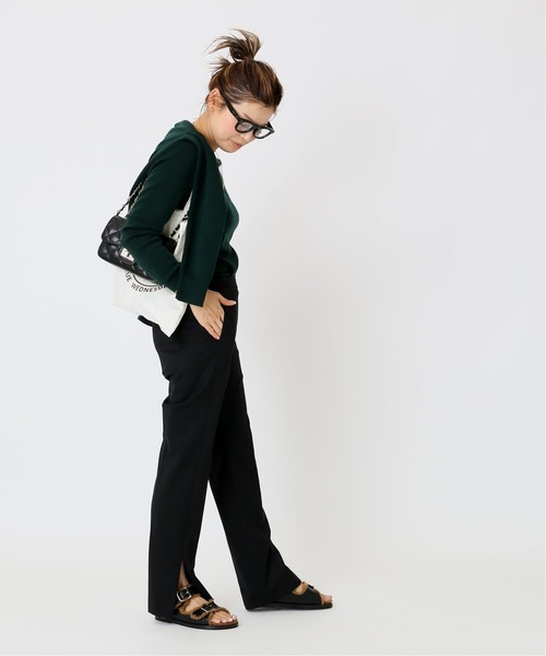 Deuxieme Classe（ドゥーズィエムクラス）の「*EVERYDAY I LIKE. クルーネック プルオーバー（ニット/セーター・レディース・グリーン/グレー/キャメル・FREE）」の20枚目の写真