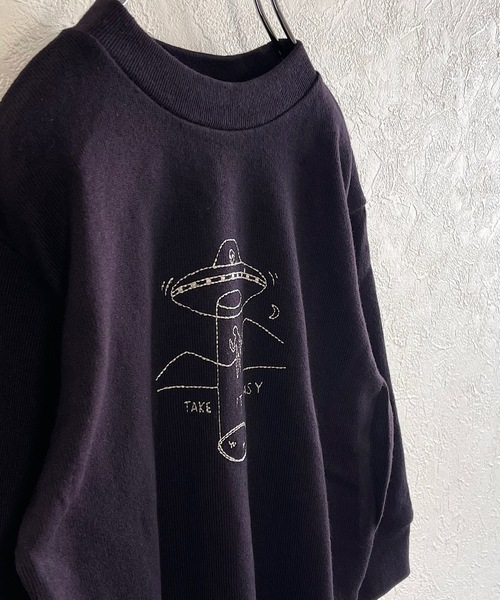 Ocean&Ground(オーシャン&グラウンド)の「ステッチシシュウTシャツ(80~140cm)(Tシャツ/カットソー・キッズ・ホワイト/ブラック・140/100/120/90/130/110/80/95)」の4枚目の写真