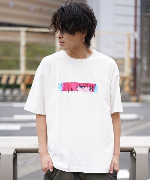 9090（ナインティナインティ）の「【WEB限定】アニメーションプリントTシャツ(目)（Tシャツ/カットソー・メンズ・ホワイト/ブラック・MEDIUM/LARGE）」の3枚目の写真