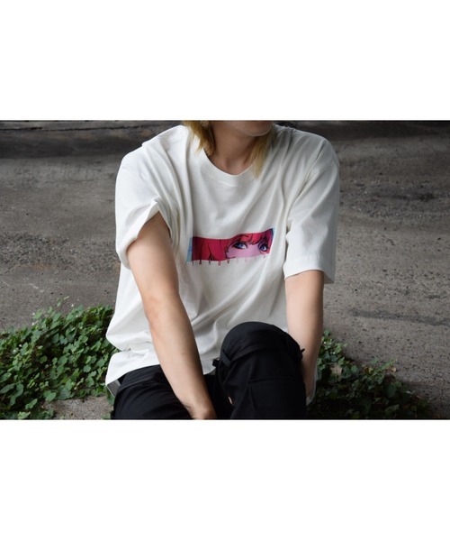 セール】【WEB限定】アニメーションプリントTシャツ(目)（Tシャツ