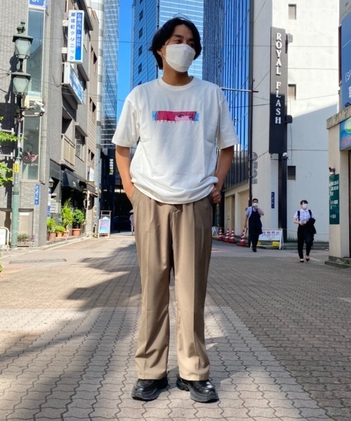 9090（ナインティナインティ）の「【WEB限定】アニメーションプリントTシャツ(目)（Tシャツ/カットソー・メンズ・ホワイト/ブラック・MEDIUM/LARGE）」の10枚目の写真