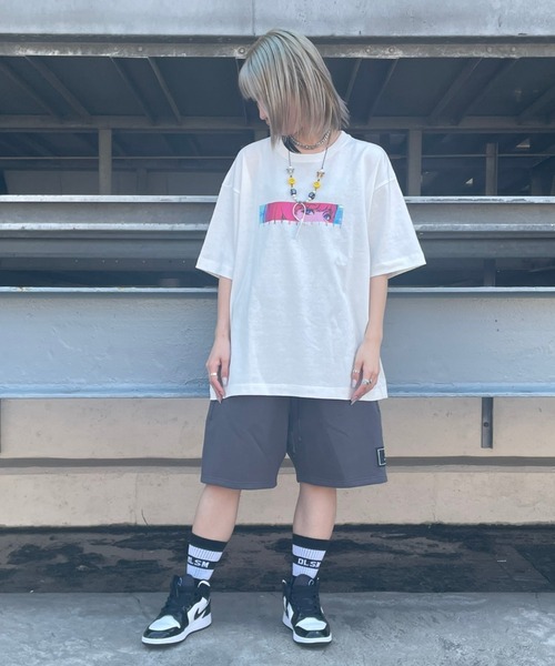 9090（ナインティナインティ）の「【WEB限定】アニメーションプリントTシャツ(目)（Tシャツ/カットソー・メンズ・ホワイト/ブラック・MEDIUM/LARGE）」の15枚目の写真