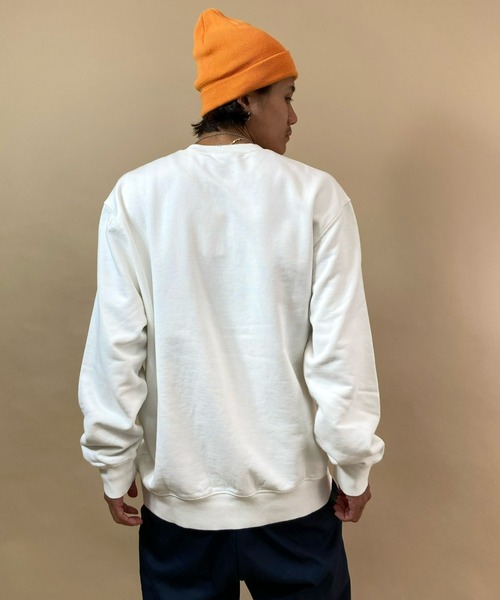 Carhartt（カーハート）の「Carhartt WIP/カーハートダブリューアイピー ルーズシルエット　ポケットトレーナー I027681（スウェット・メンズ・ホワイト/ブラック/ブラウン・M/XL/L）」の10枚目の写真