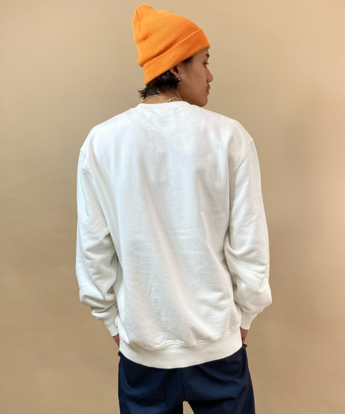 Carhartt（カーハート）の「Carhartt WIP/カーハートダブリューアイピー ルーズシルエット　ポケットトレーナー I027681（スウェット・メンズ・ホワイト/ブラック/ブラウン・M/XL/L）」の11枚目の写真