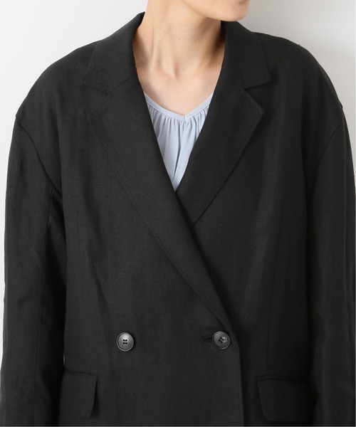 Simplicite(サンプリシテ)の「リネンツイルジャケット(その他アウター・レディース・ブラウン・FREE)」の11枚目の写真