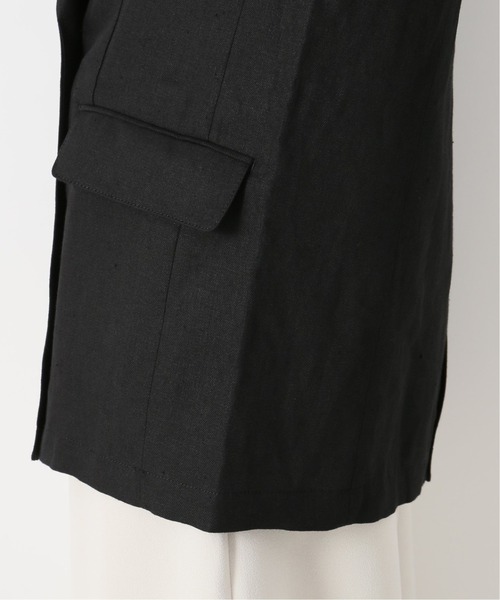 Simplicite(サンプリシテ)の「リネンツイルジャケット(その他アウター・レディース・ブラウン・FREE)」の10枚目の写真