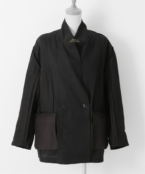 Simplicite(サンプリシテ)の「リネンツイルジャケット(その他アウター・レディース・ブラウン・FREE)」の8枚目の写真