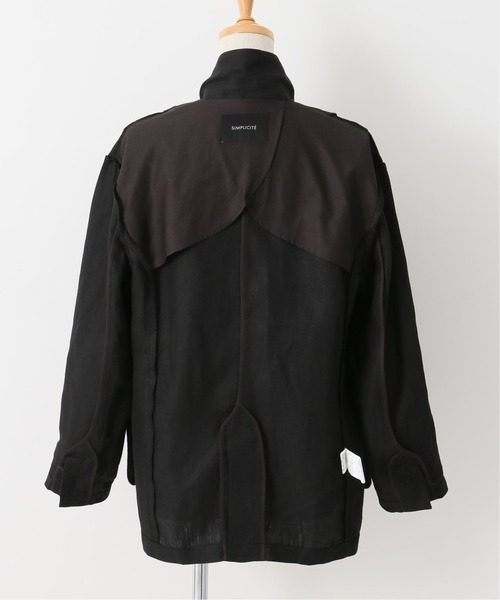 Simplicite(サンプリシテ)の「リネンツイルジャケット(その他アウター・レディース・ブラウン・FREE)」の16枚目の写真